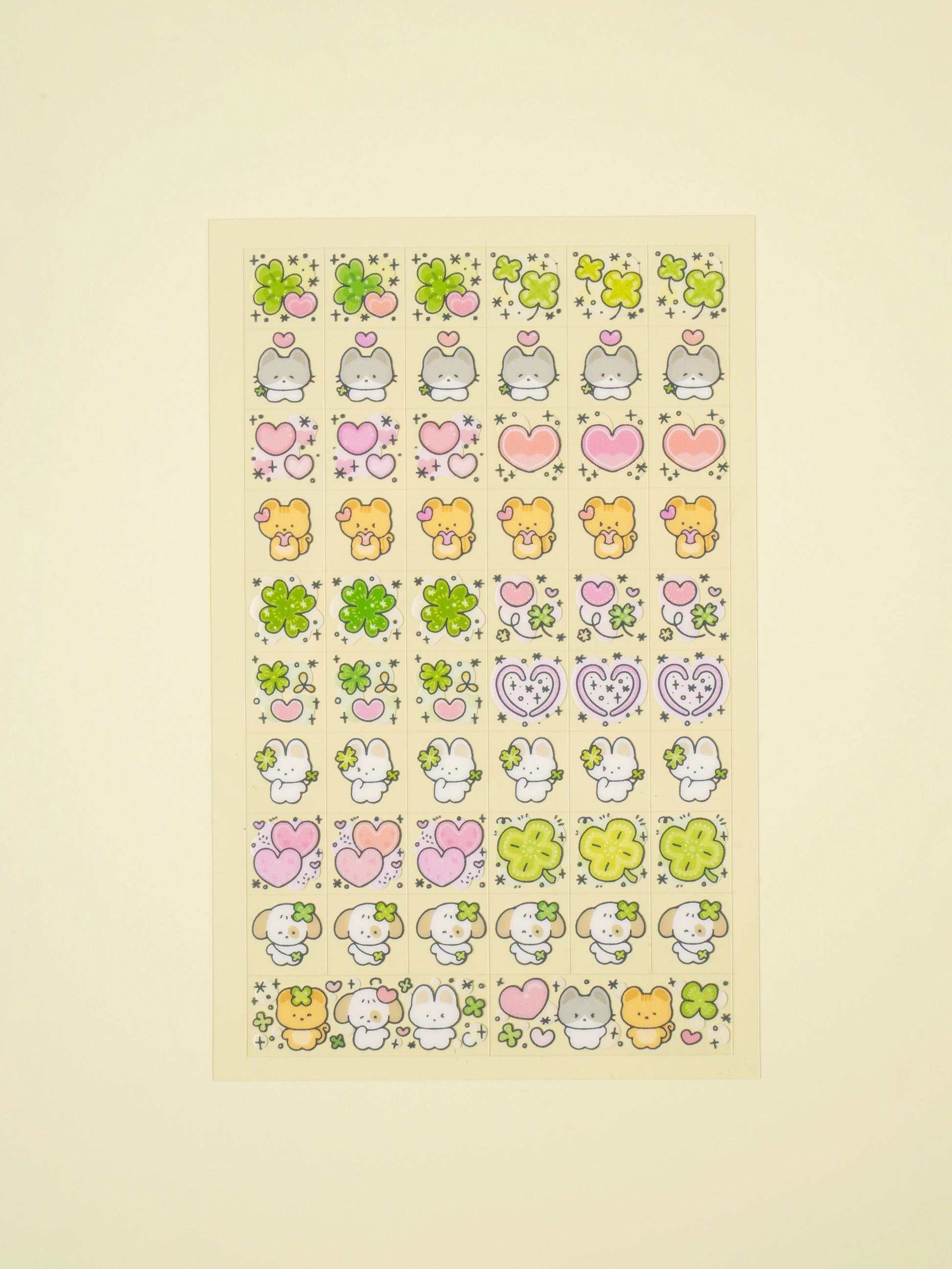 Mini Nemo Day Square 4 Sheet Sticker Set by Daiso | Papertail Fox