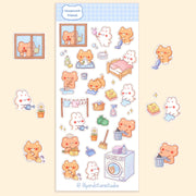 Housework Friends Sticker Sheet | Lily and Stars Studio