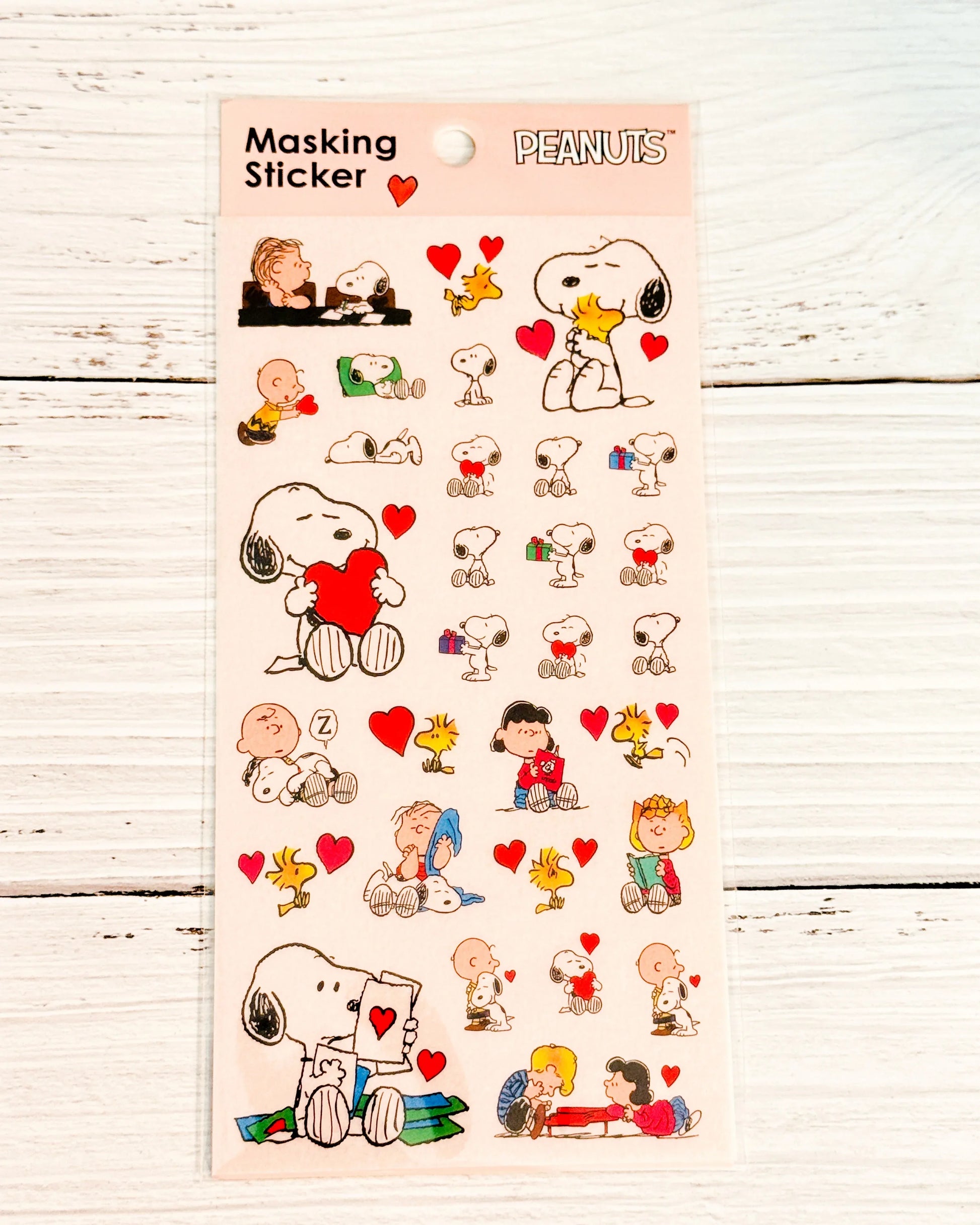 Peanuts "Classic Comic" Masking Sticker Sheets — Complete Set of 4 (Washi Material) - Papertail Fox