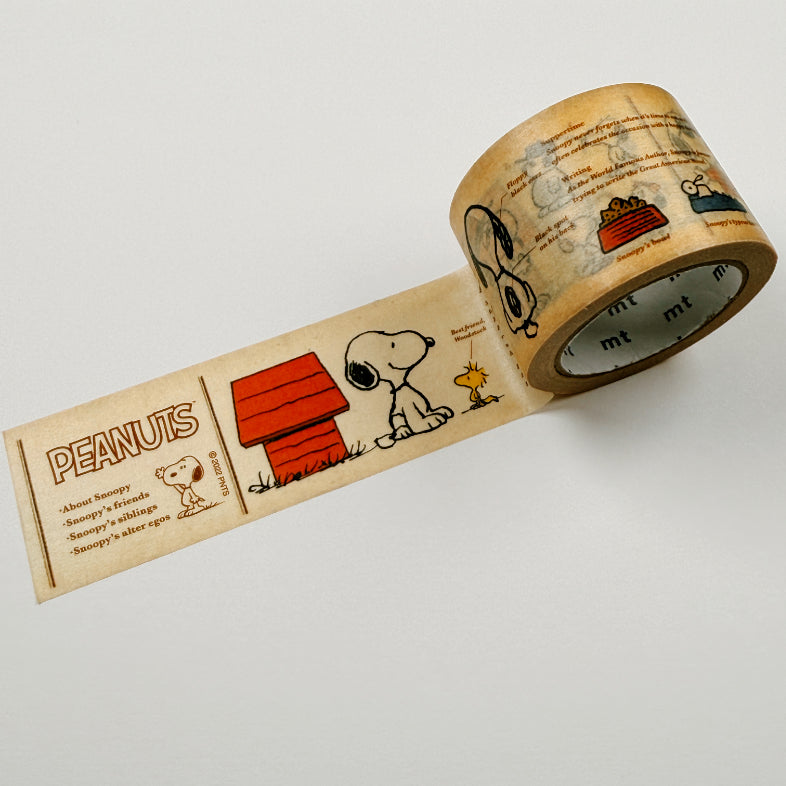mt Peanuts Encyclopedia Washi Tape | 30mm x 7m | Japan