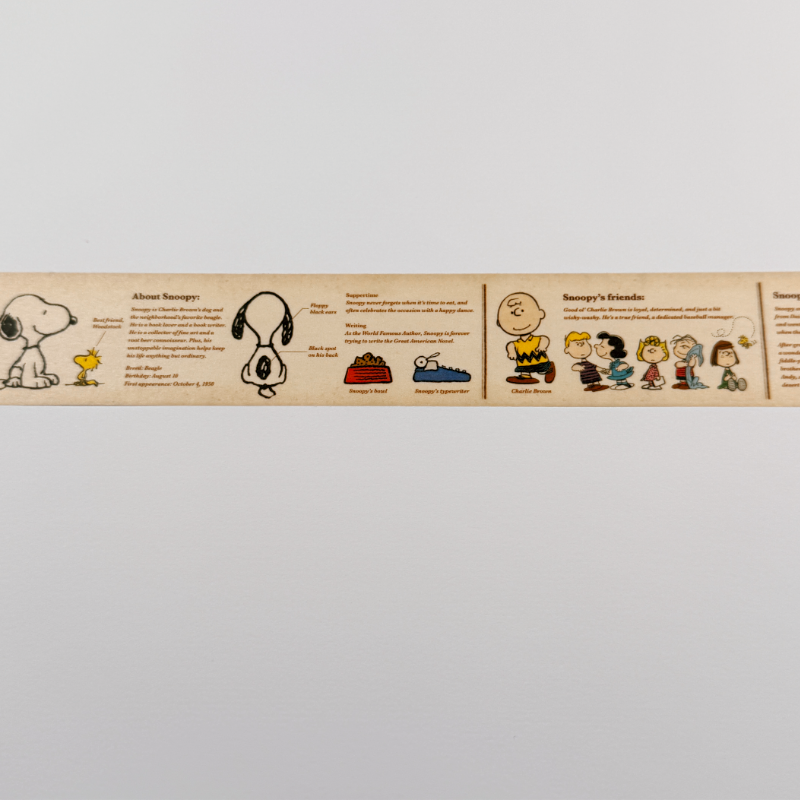 mt Peanuts Encyclopedia Washi Tape | 30mm x 7m | Japan