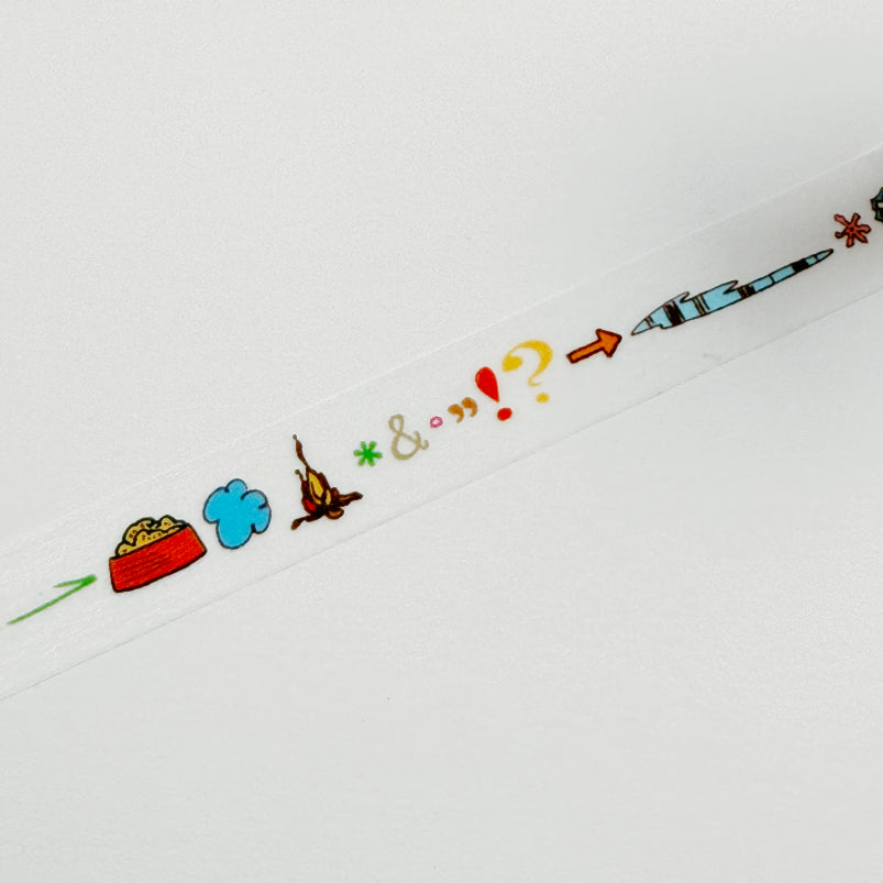 mt Peanuts Ornament Washi Tape | 6mm x 7m | Japan
