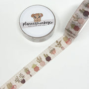 Boho Plant Grid Washi Tape | Planner Monkey Co