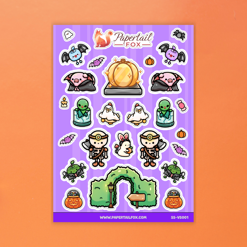 Haunted Harvest 13 Sheet Sticker Bundle | Papertail Fox