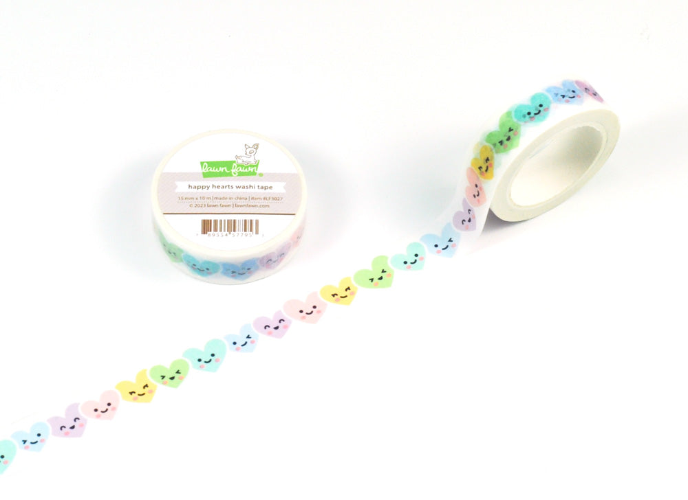 Happy Hearts Washi Tape by Lawn Fawn | Papertail Fox
