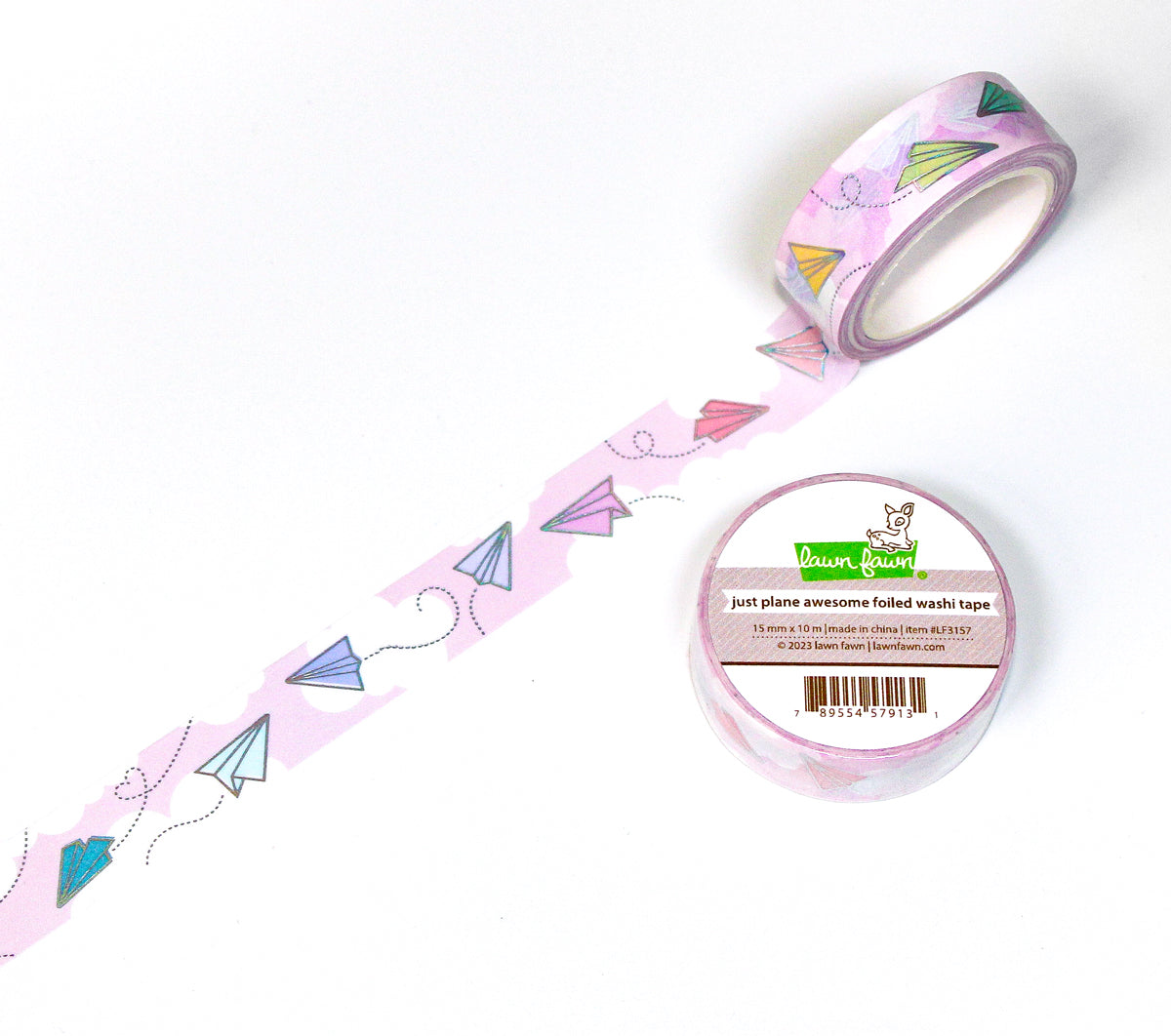 Just Plane Awesome Foiled Washi Tape by Lawn Fawn | Papertail Fox