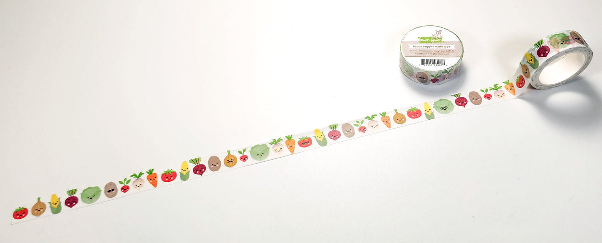 Happy Veggies Washi Tape by Lawn Fawn | Papertail Fox
