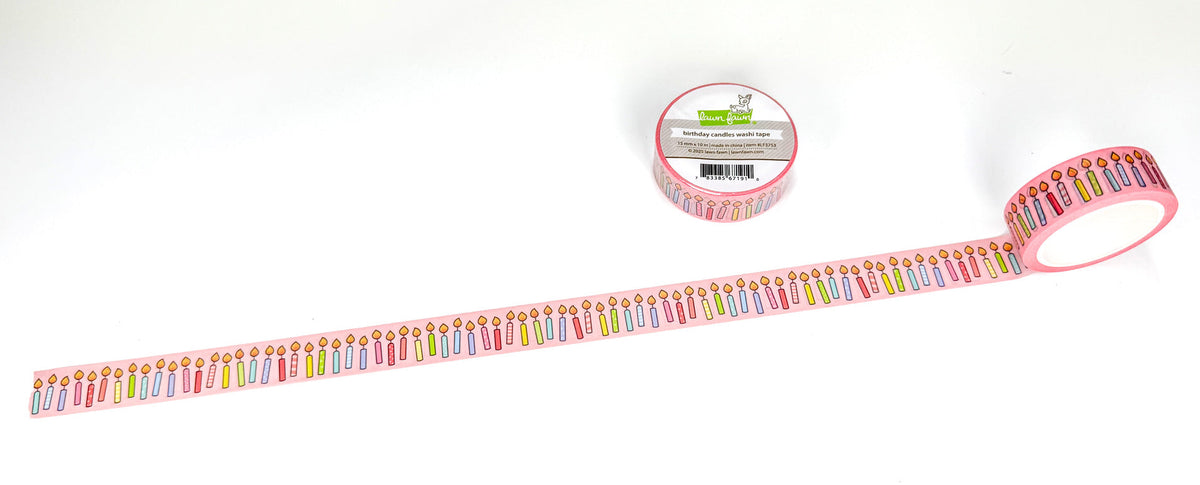 Birthday Candles Washi Tape by Lawn Fawn | Papertail Fox
