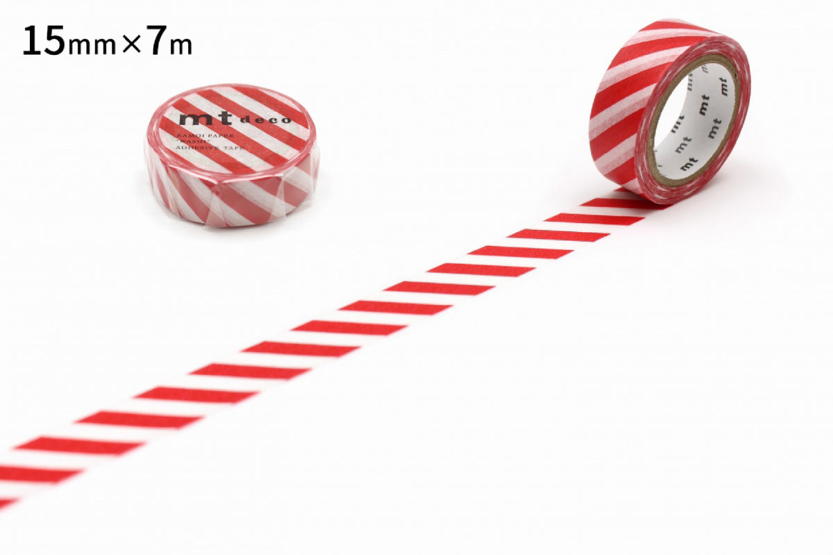 Stripe Red Washi Tape by MT Tapes | Papertail Fox