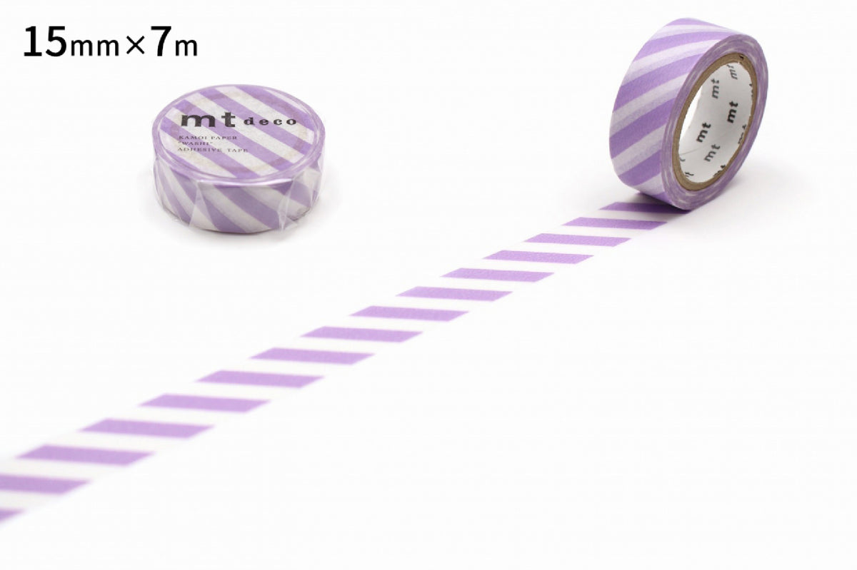 Stripe Lilac Washi Tape by MT Tapes | Papertail Fox