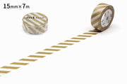 Stripe Gold Washi Tape by MT Tapes | Papertail Fox