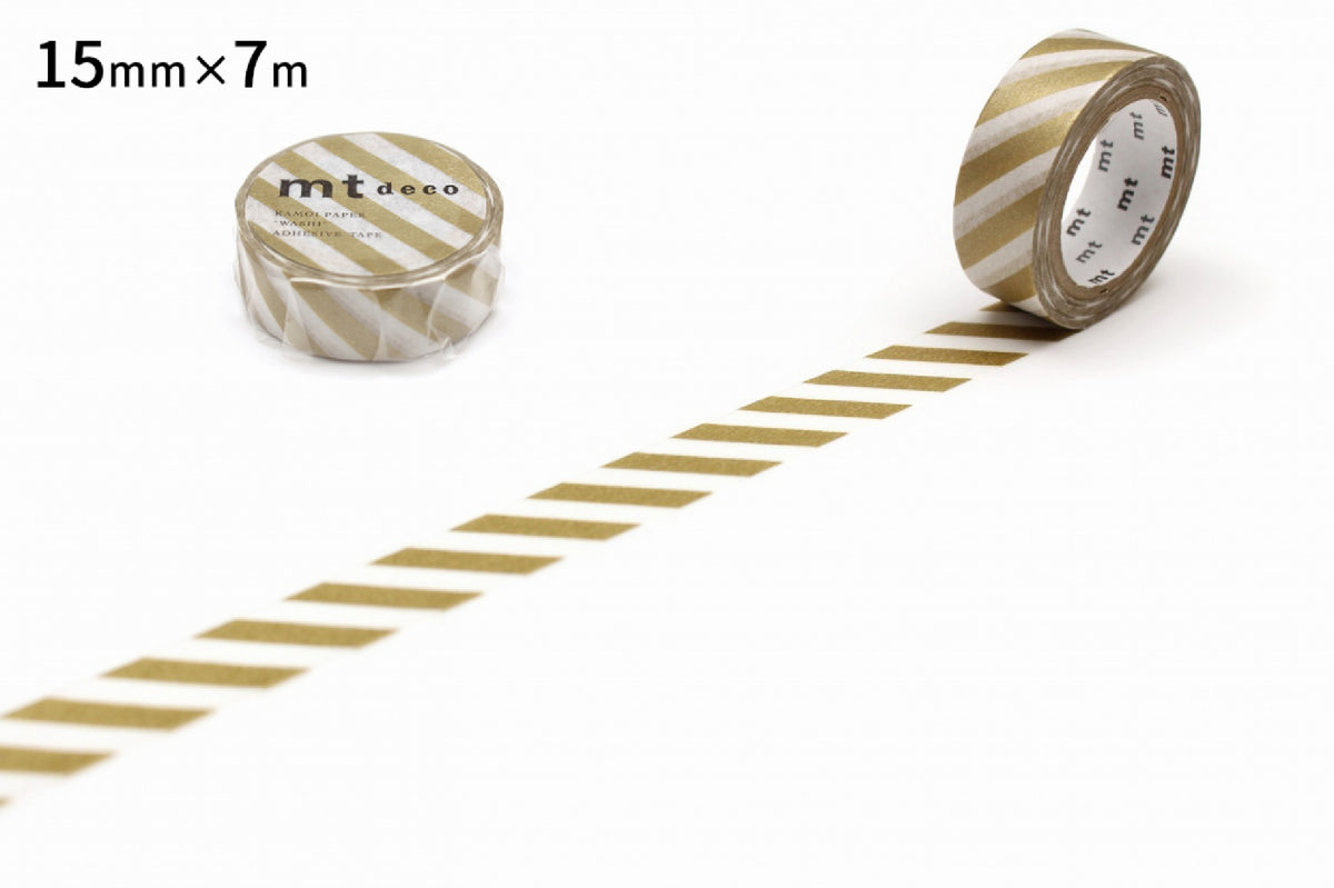 Stripe Gold Washi Tape by MT Tapes | Papertail Fox