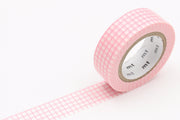 Grid Sakura Pink Washi Tape by MT Tapes | Papertail Fox