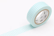Grid Mint Blue Washi Tape by MT Tapes | Papertail Fox