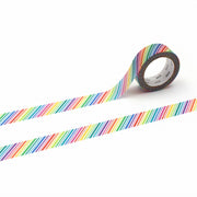 Rainbow Stripe Washi Tape by MT Tapes | Papertail Fox