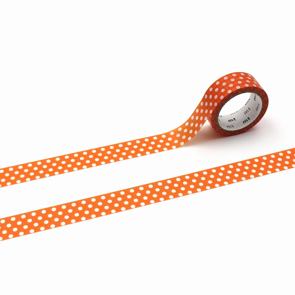 Dot Deep Orange Washi Tape by MT Tapes | Papertail Fox