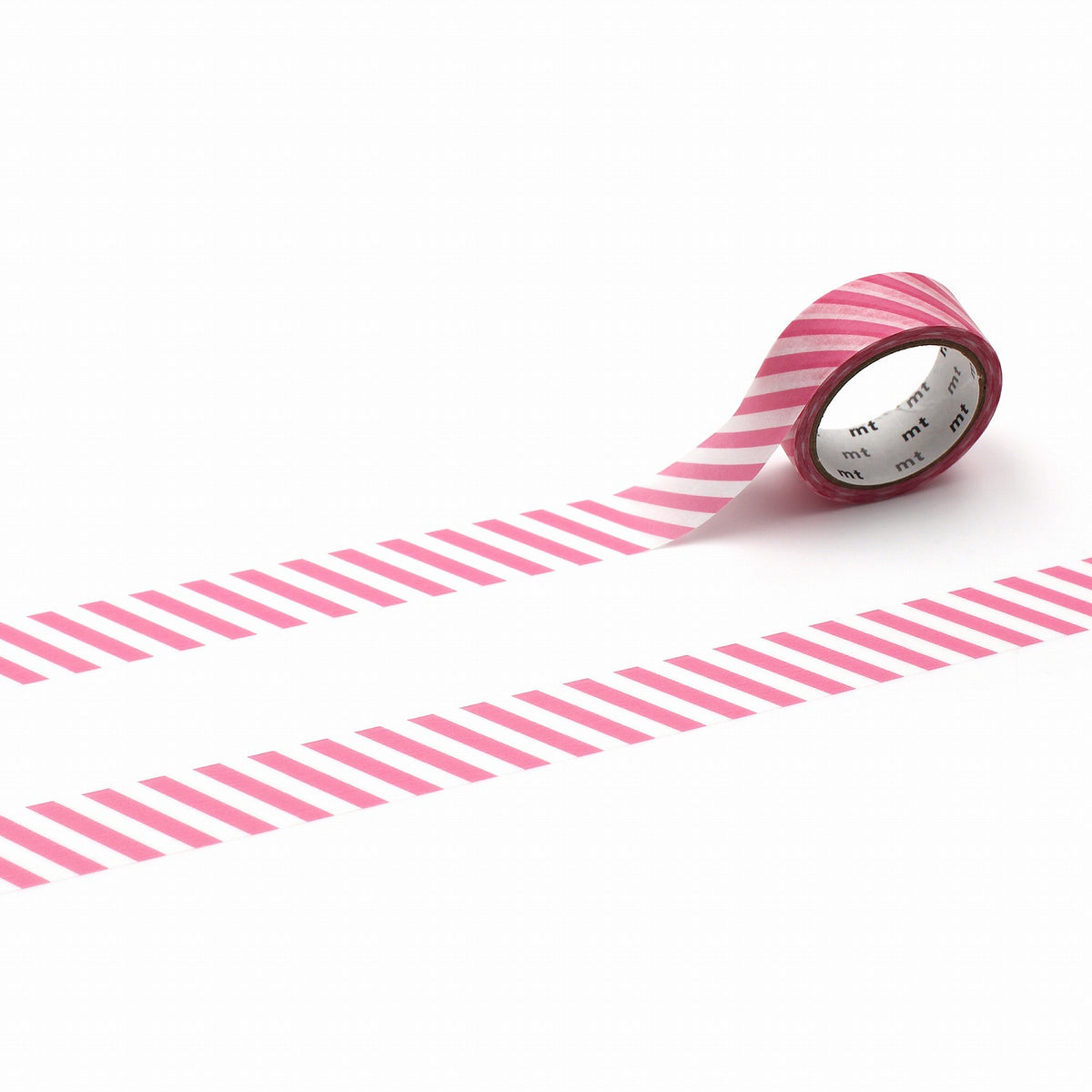 Stripe Aurora Pink Washi Tape by MT Tapes | Papertail Fox