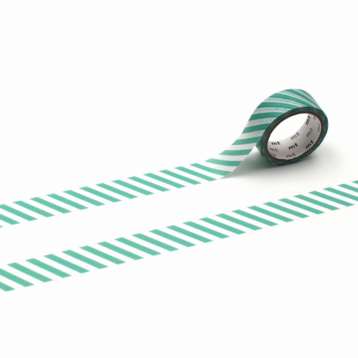 Stripe Emerald Green Washi Tape by MT Tapes | Papertail Fox