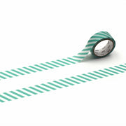 Stripe Emerald Green Washi Tape by MT Tapes | Papertail Fox