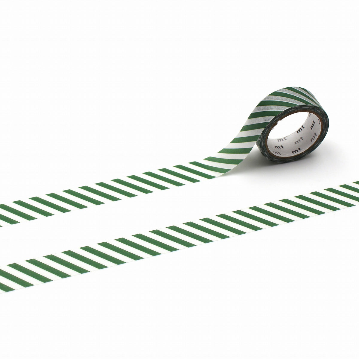 Stripe Deep Green Washi Tape by MT Tapes | Papertail Fox