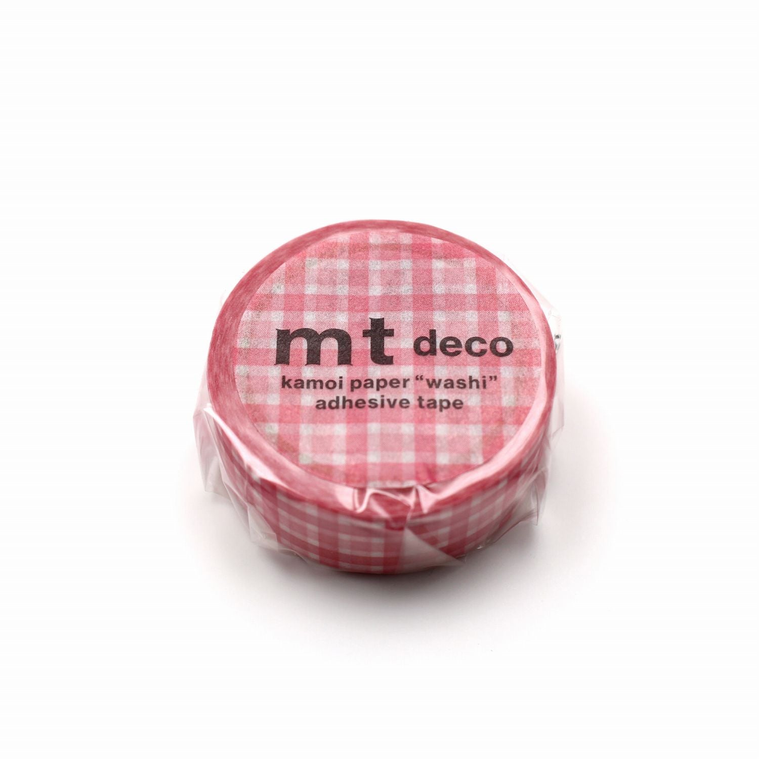 Gingham Check Pink Washi Tape | MT Tapes