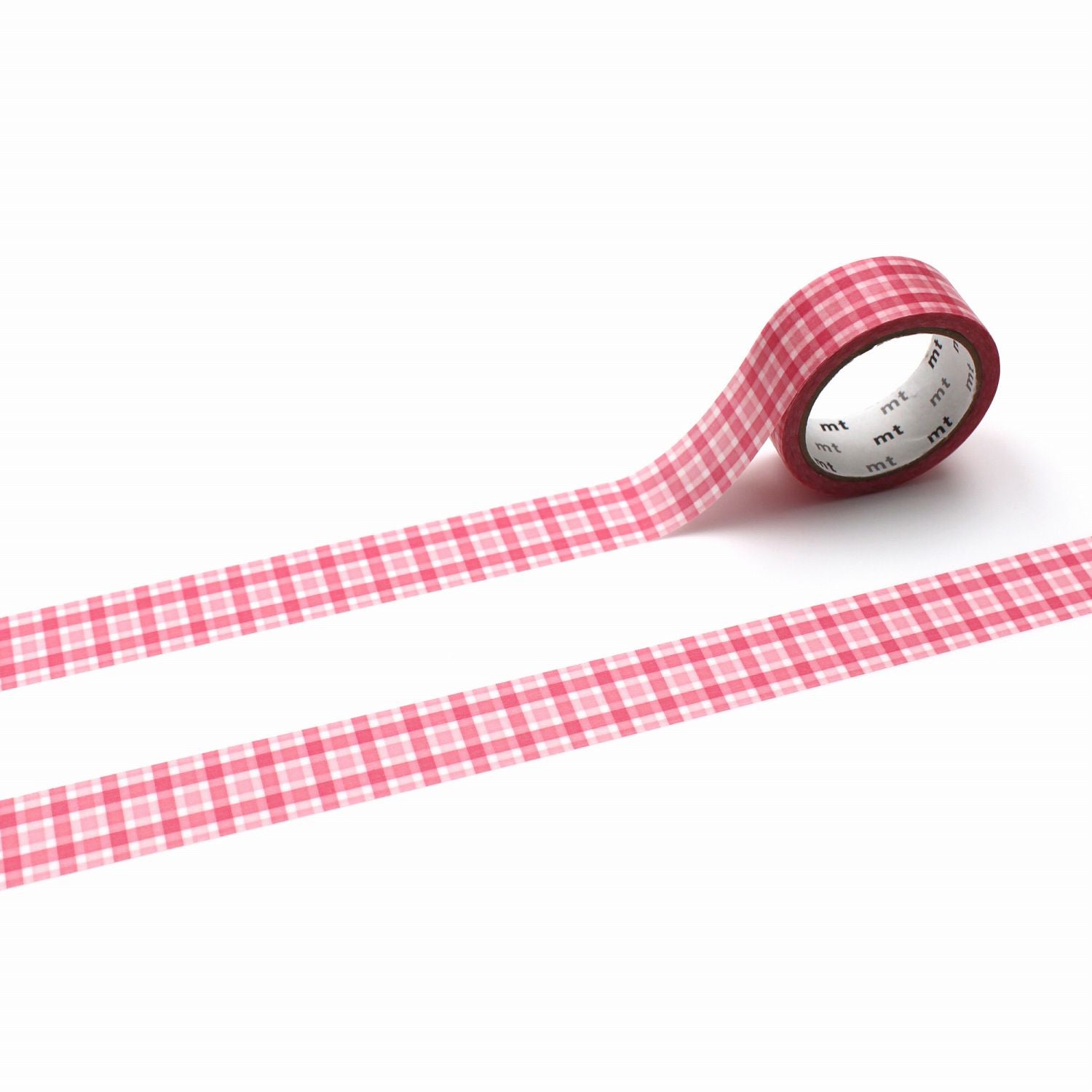 Gingham Check Pink Washi Tape | MT Tapes