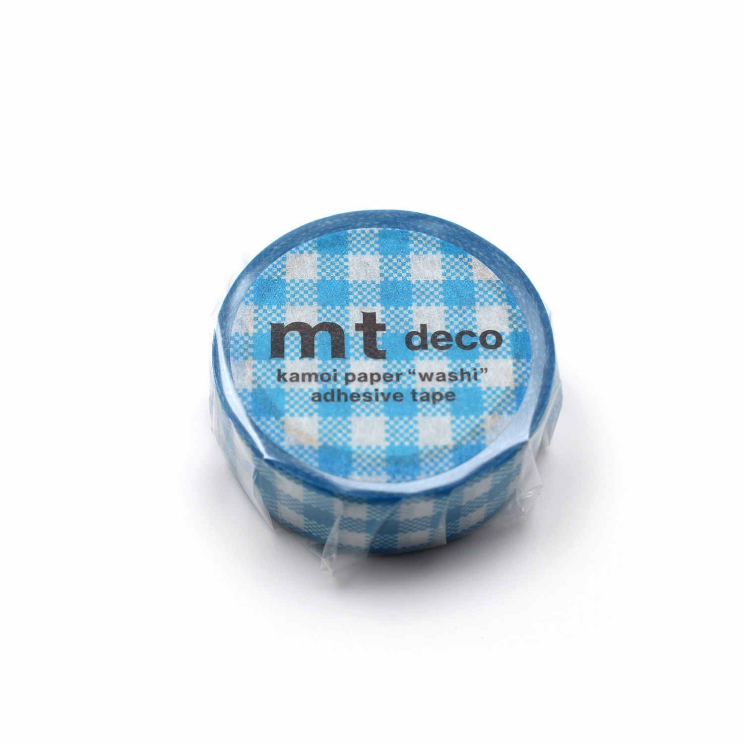 Gingham Check Blue Washi Tape | MT Tapes