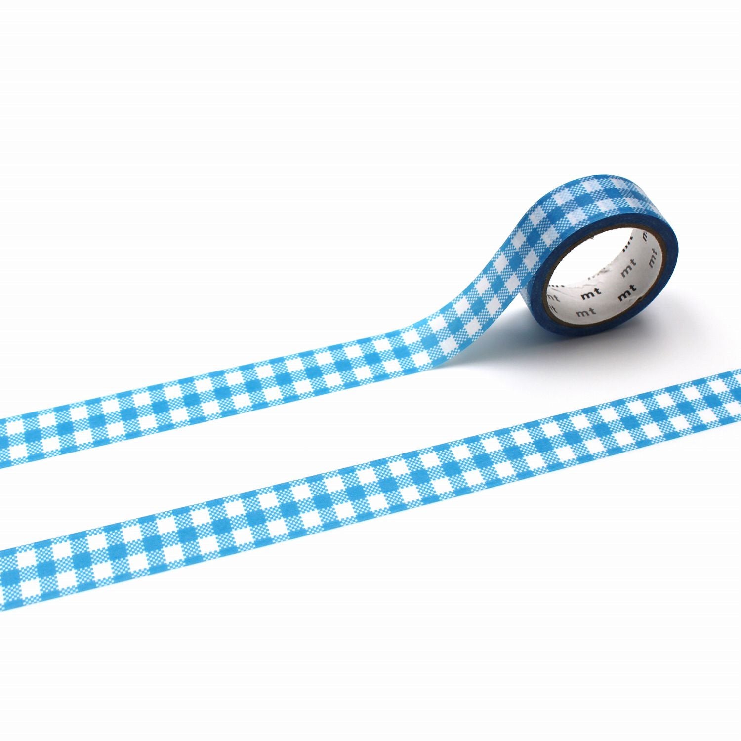 Gingham Check Blue Washi Tape | MT Tapes