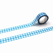 Gingham Check Blue Washi Tape | MT Tapes