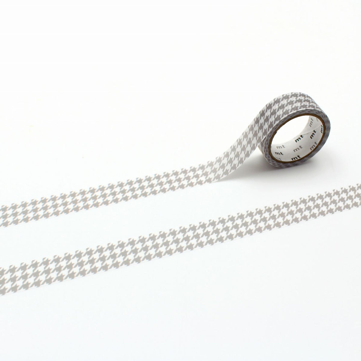 Houndstooth Gray Washi Tape by MT Tapes | Papertail Fox