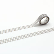 Houndstooth Gray Washi Tape by MT Tapes | Papertail Fox