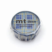 Tartan Check Royal Blue Washi Tape | MT Tapes