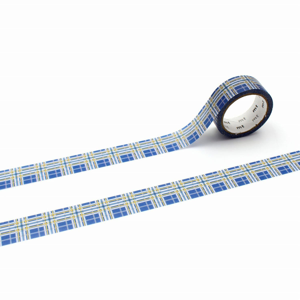 Tartan Check Royal Blue Washi Tape by MT Tapes | Papertail Fox