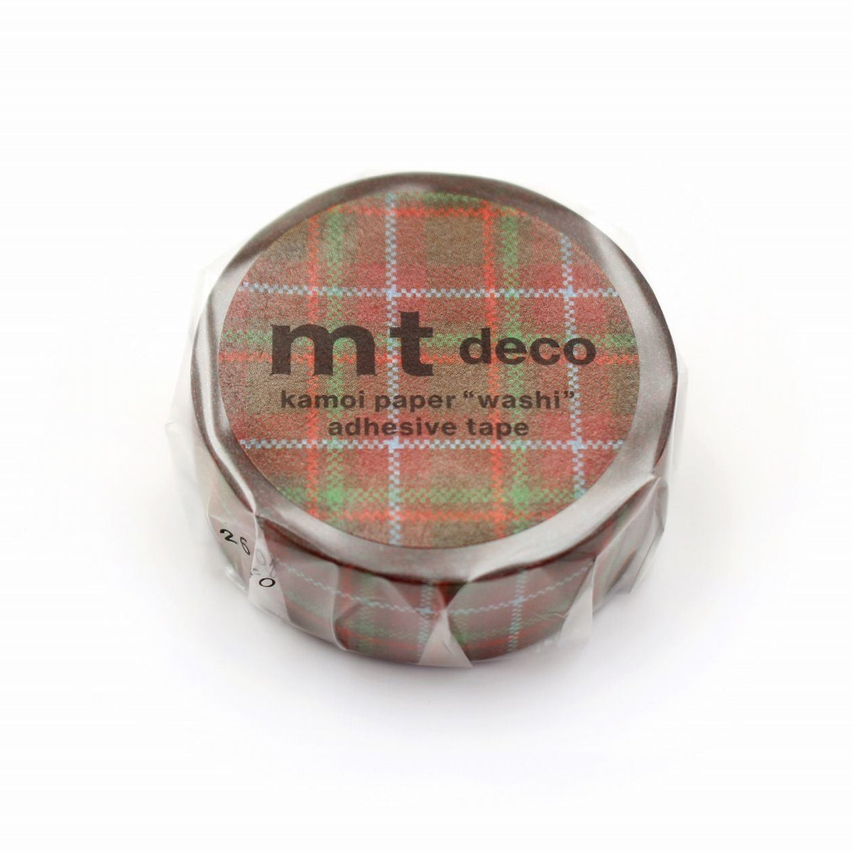 Mosaic Tartan Check Red Washi Tape | MT Tapes