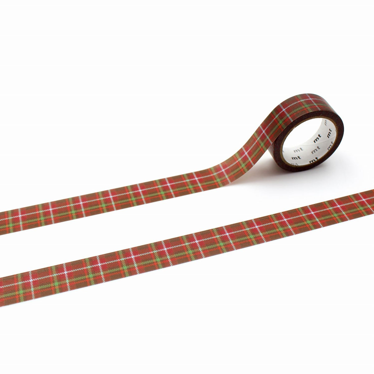 Mosaic Tartan Check Red Washi Tape by MT Tapes | Papertail Fox