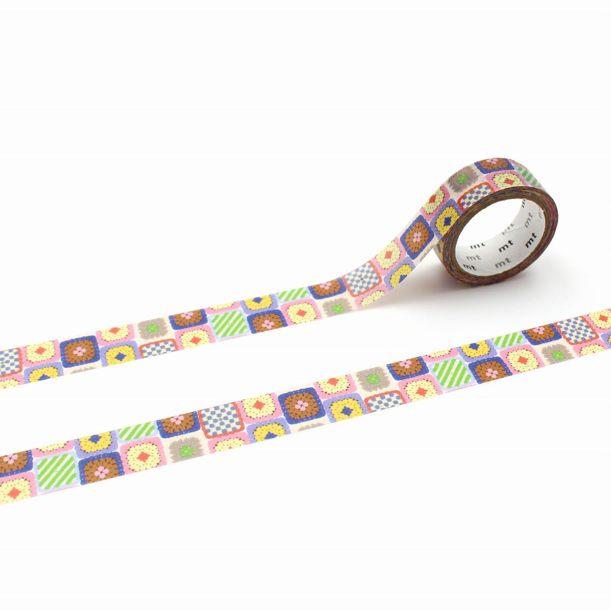 Granny Square Mosaic Washi Tape by MT Tapes | Papertail Fox