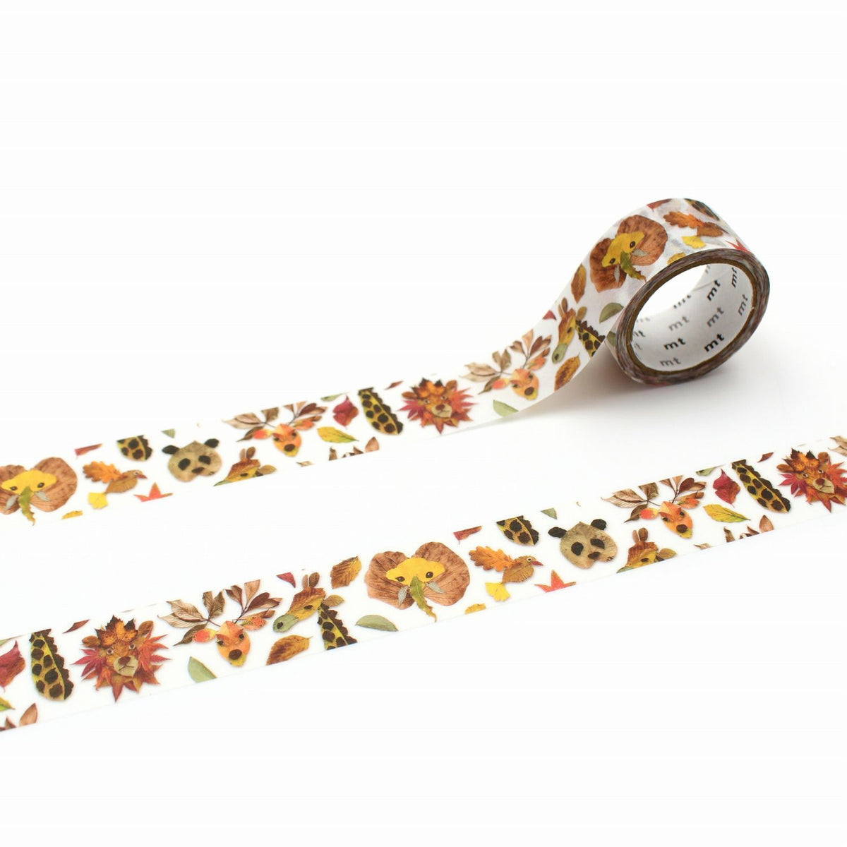 Fallen Leaf Animals Washi Tape by MT Tapes | Papertail Fox