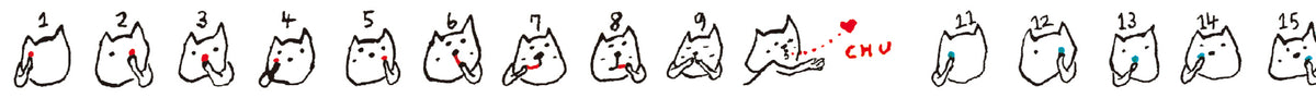 Counting Cats Ayumi Kudo Washi Tape | MT Tapes