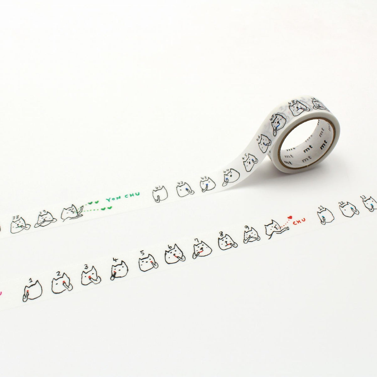 Counting Cats Ayumi Kudo Washi Tape by MT Tapes | Papertail Fox