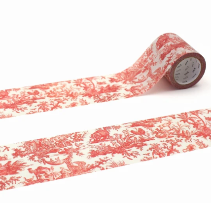 Les Quatre Parties du Monde Wide Washi Tape | mt × Toile de Jouy