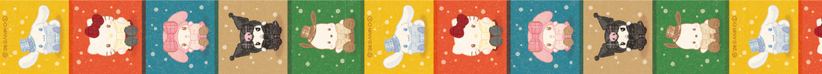Winter Outfits Sanrio Characters Washi Tape | MT Tapes