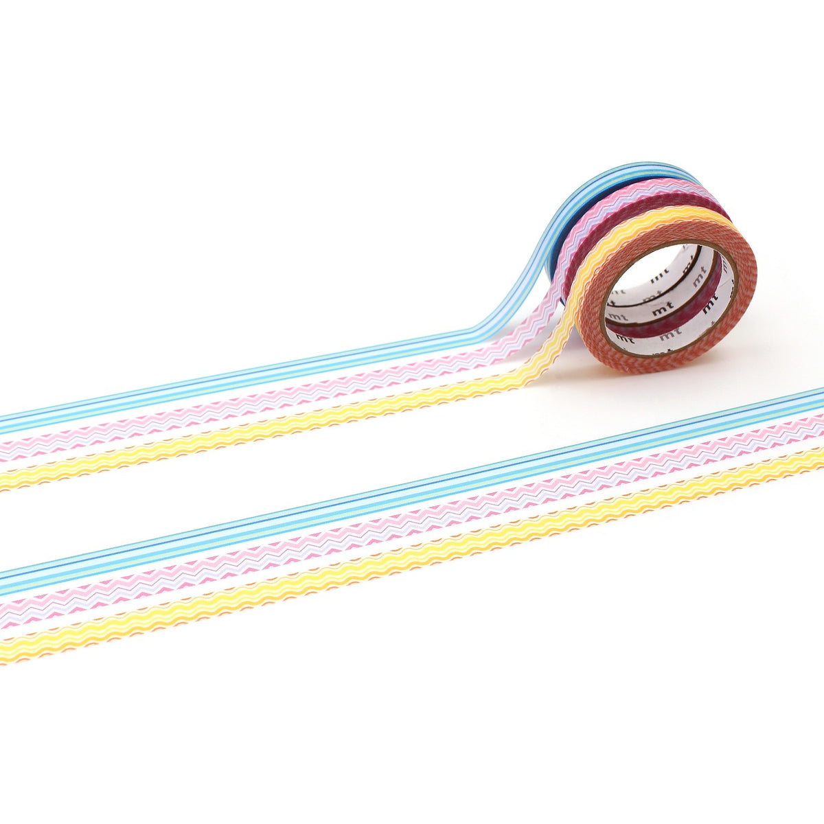 Line Pattern Slim 3 Roll Washi Tape Set by MT Tapes | Papertail Fox