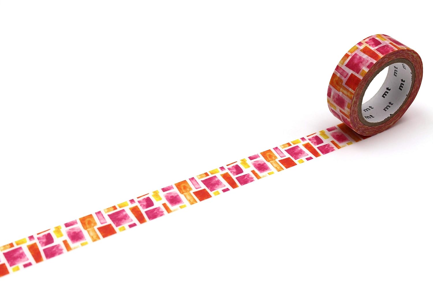 Hanazono washi tape by MT and SOU・SOU | bright colorful abstract flowers on white | Papertail Fox