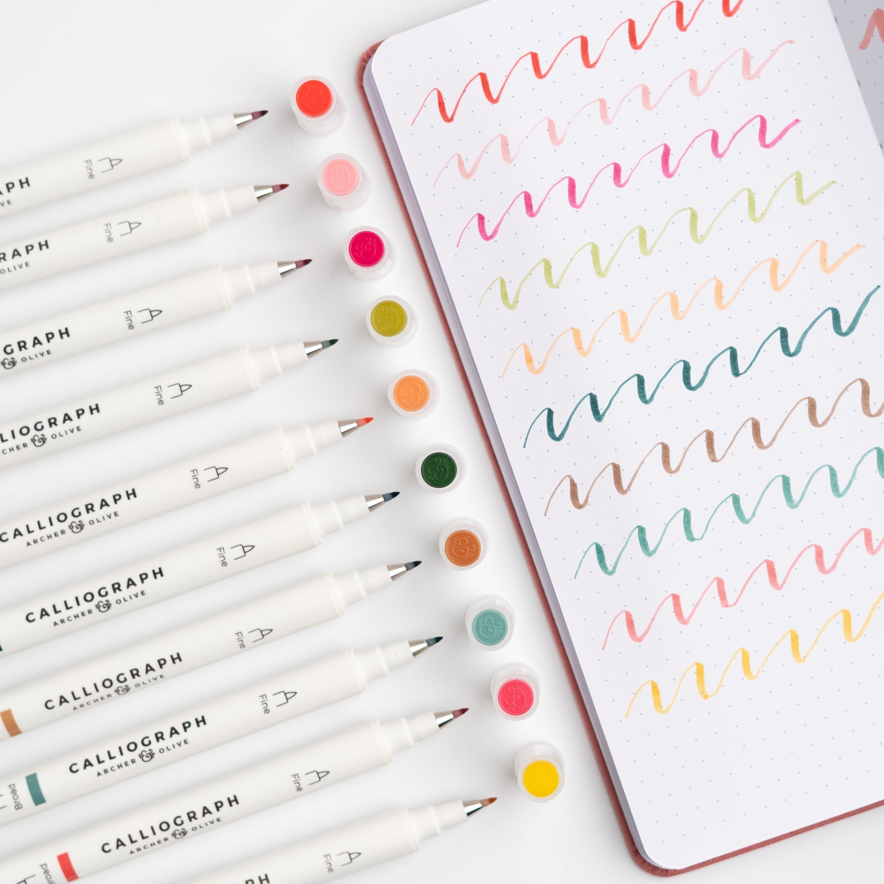 Meadow & Vine Calliograph Pen Set | Archer & Olive