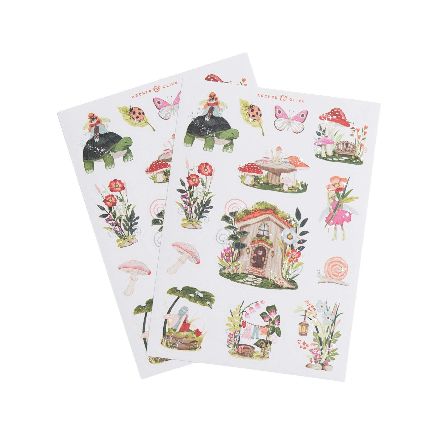 Fairy House Sticker Sheet | Archer & Olive