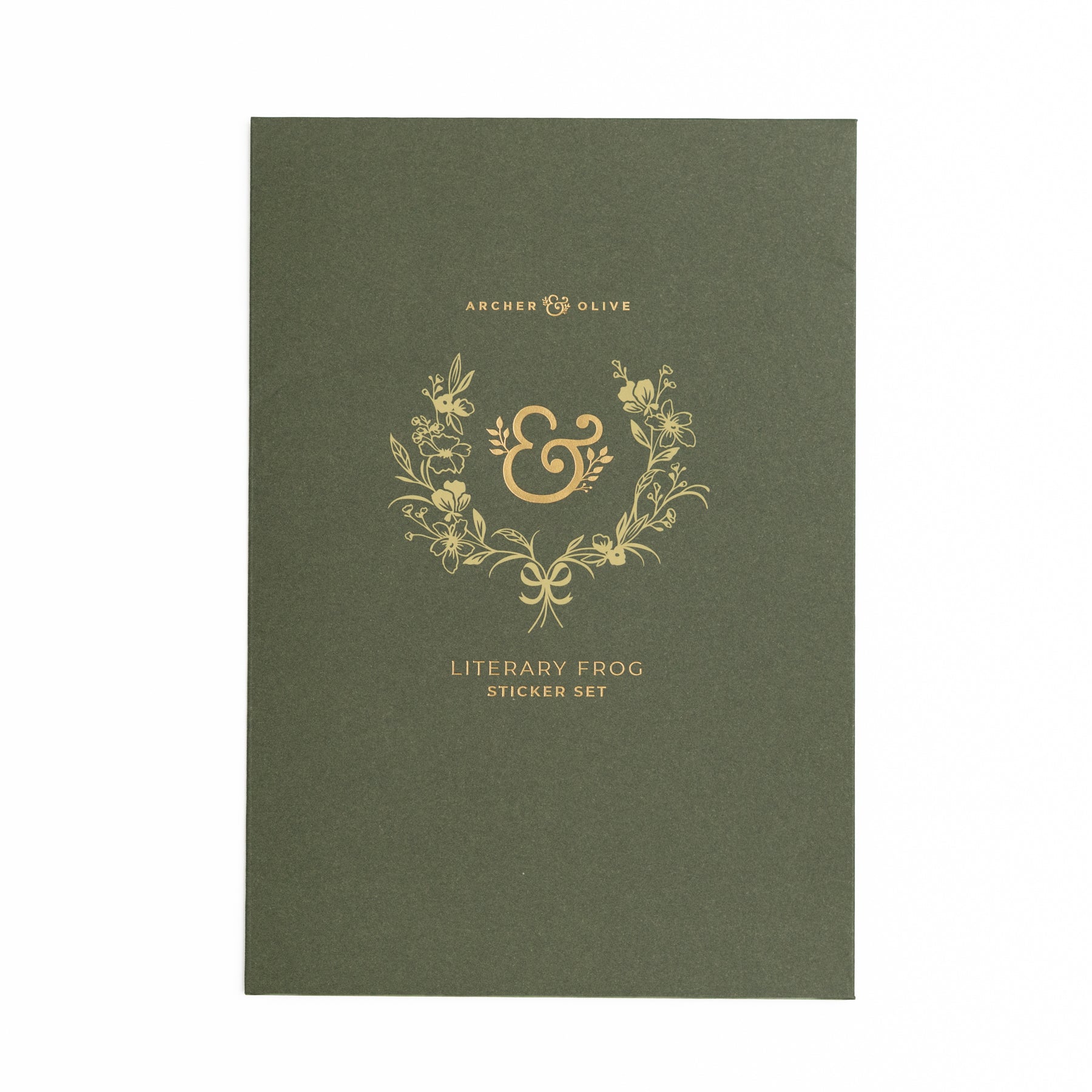 Literary Frog Sticker Sheet | Archer & Olive