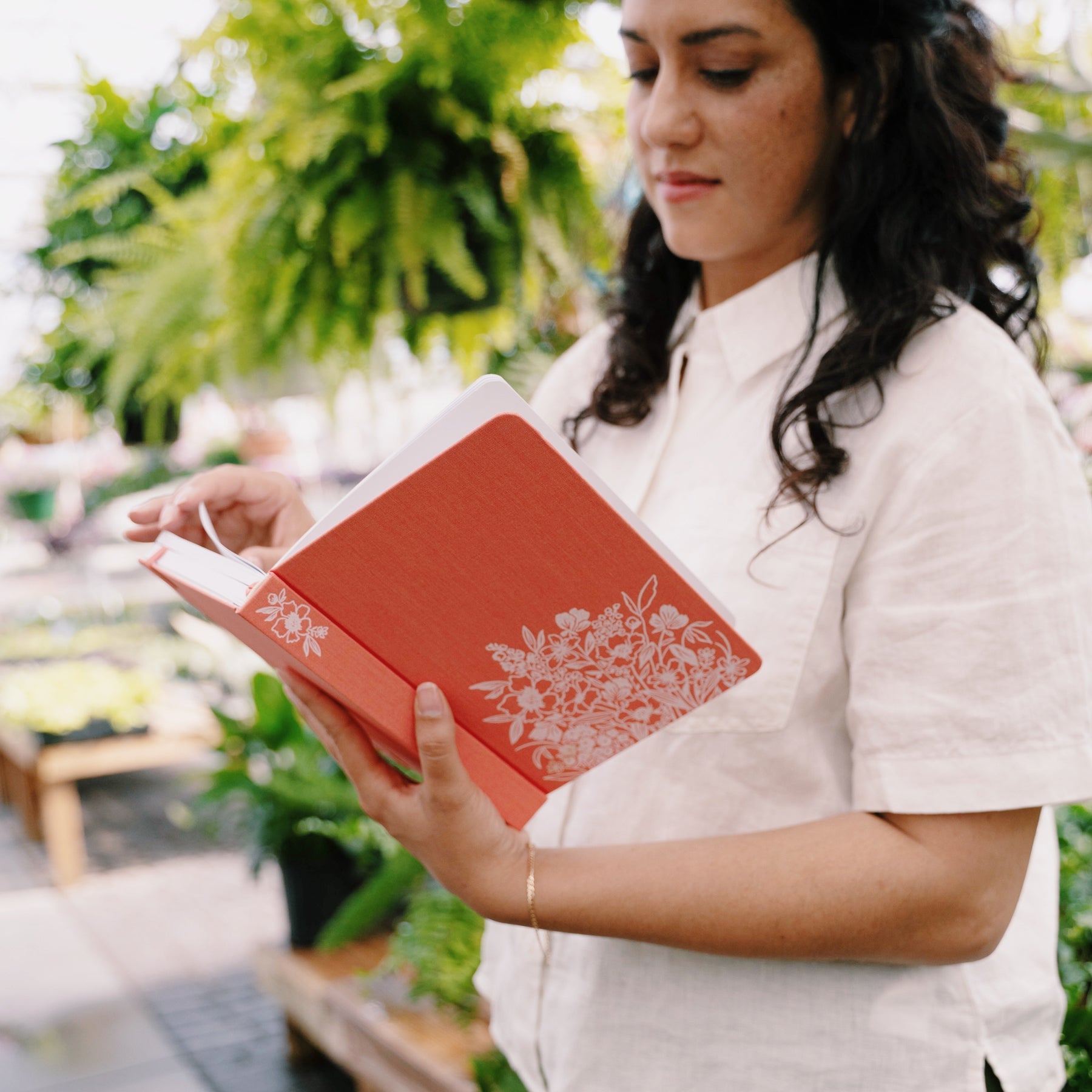 Wildflowers 8x8 Dot Grid Notebook | Archer & Olive