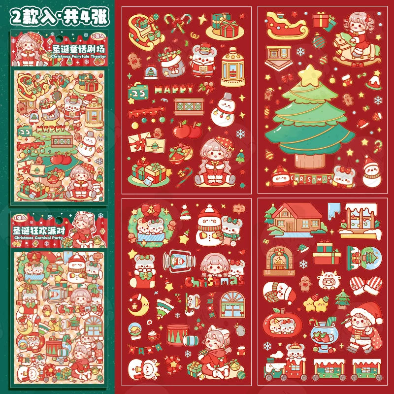 Christmas Die-Cut Stickers by Telado | Papertail Fox