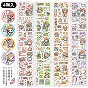 Seasonal Animal Collage Tape by Telado | Papertail Fox
