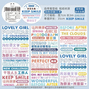 Theme Grapheme Text Tape, Magazine Headlines by Telado | Papertail Fox